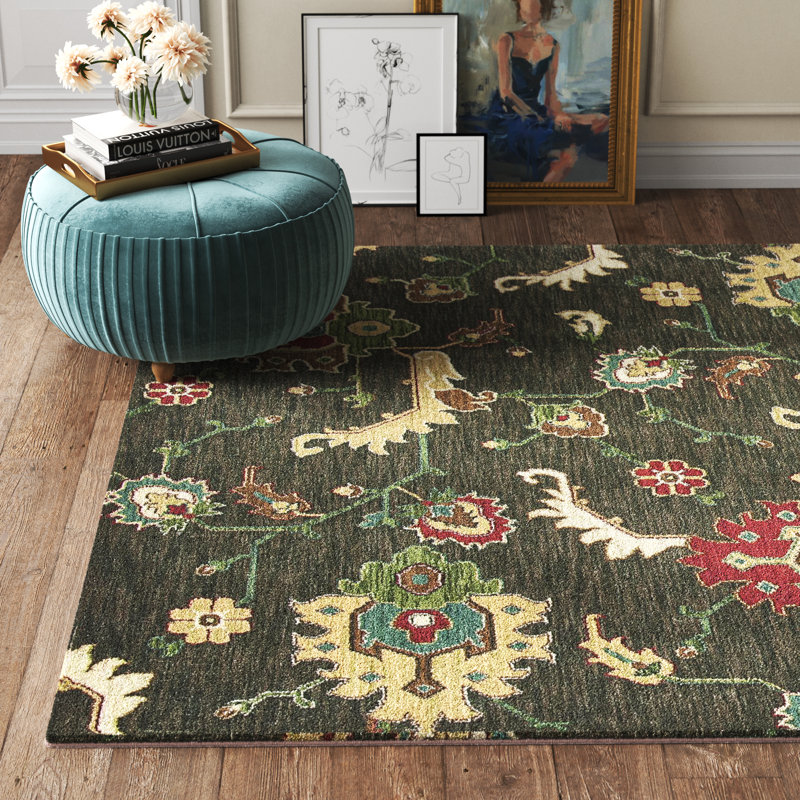 Kelly Clarkson Home Yvonne Olive Green Area Rug & Reviews Wayfair